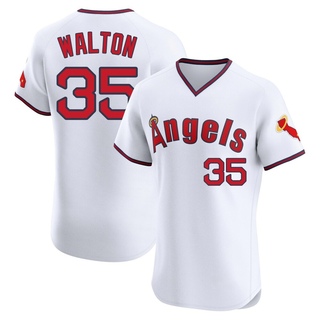 Elite Donovan Walton Youth Los Angeles Angels Alternate 2 Jersey - White