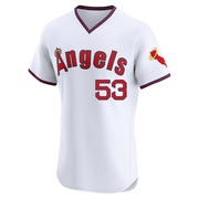 Elite Wade Meckler Men's Los Angeles Angels Alternate 2 Jersey - White