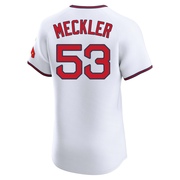Elite Wade Meckler Men's Los Angeles Angels Alternate 2 Jersey - White