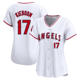 Limited Carter Kieboom Women's Los Angeles Angels Home Jersey - White