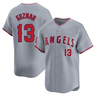 Limited Denzer Guzman Youth Los Angeles Angels Away Jersey - Gray