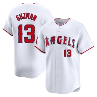 Limited Denzer Guzman Youth Los Angeles Angels Home Jersey - White