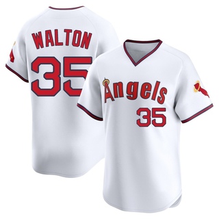 Limited Donovan Walton Men's Los Angeles Angels Alternate 2 Jersey - White