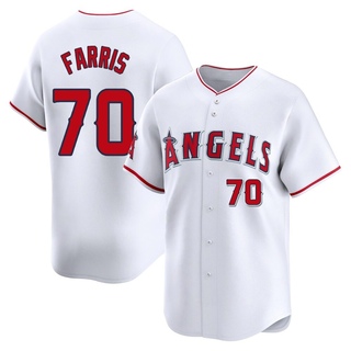 Limited Mitch Farris Youth Los Angeles Angels Home Jersey - White