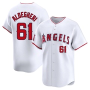 Limited Sam Aldegheri Youth Los Angeles Angels Home Jersey - White