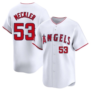 Limited Wade Meckler Youth Los Angeles Angels Home Jersey - White