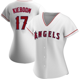 Replica Carter Kieboom Women's Los Angeles Angels Home Jersey - White