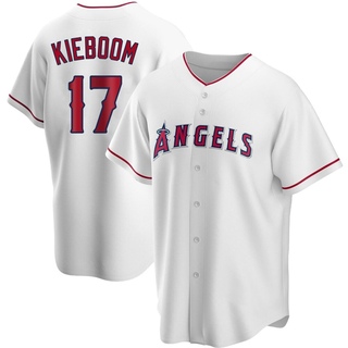 Replica Carter Kieboom Youth Los Angeles Angels Home Jersey - White
