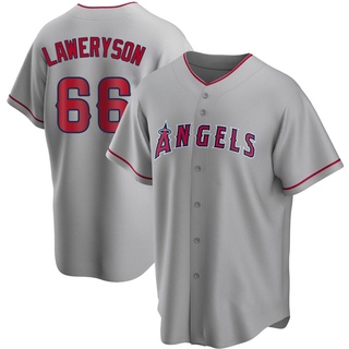 Replica Cody Laweryson Youth Los Angeles Angels Silver Road Jersey