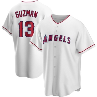 Replica Denzer Guzman Youth Los Angeles Angels Home Jersey - White