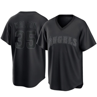Replica Donovan Walton Youth Los Angeles Angels Pitch Fashion Jersey - Black