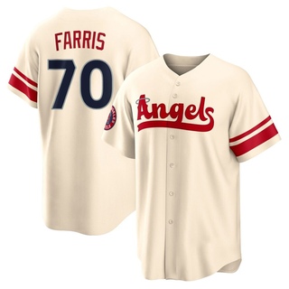 Replica Mitch Farris Youth Los Angeles Angels 2022 City Connect Jersey - Cream