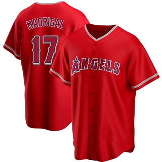 Replica Nick Madrigal Youth Los Angeles Angels Alternate Jersey - Red