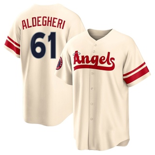 Replica Sam Aldegheri Youth Los Angeles Angels 2022 City Connect Jersey - Cream