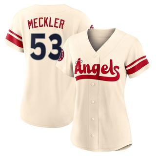 Replica Wade Meckler Women's Los Angeles Angels 2022 City Connect Jersey - Cream